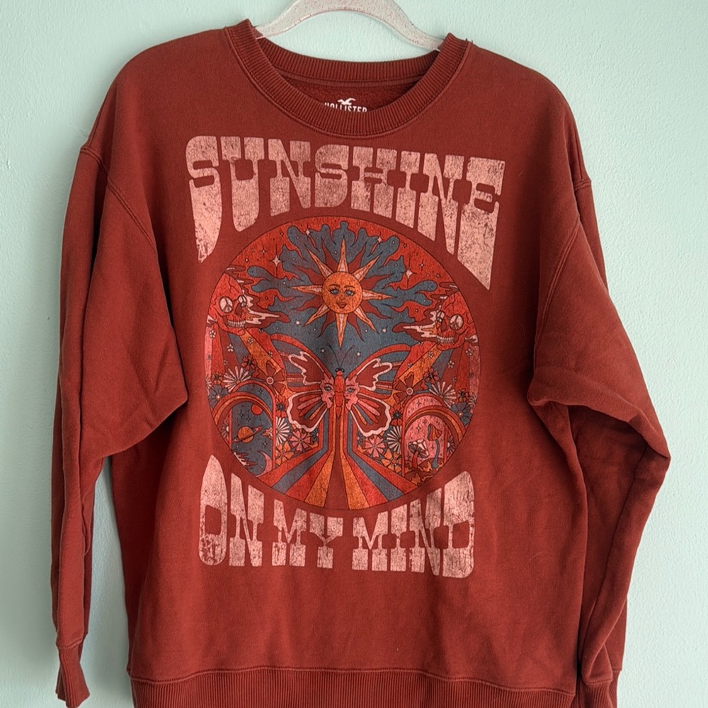 Sunshine On My Mind Red Sweater